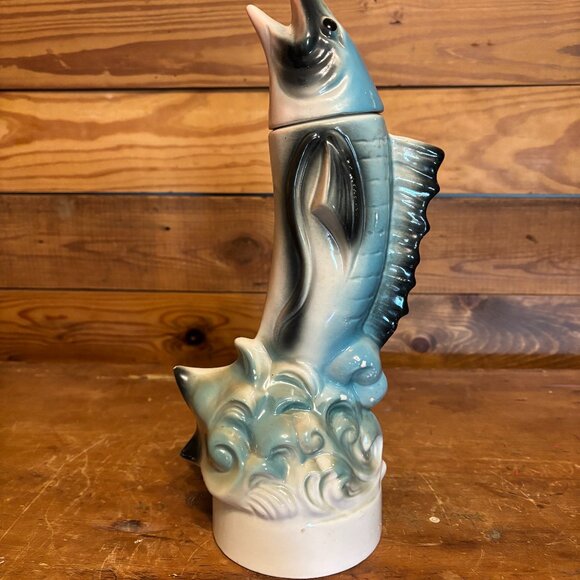 1957 Blue Marlin Decanter - Picture 1 of 8